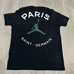 Nike Jordan Paris Saint Germain t shirt size large black green